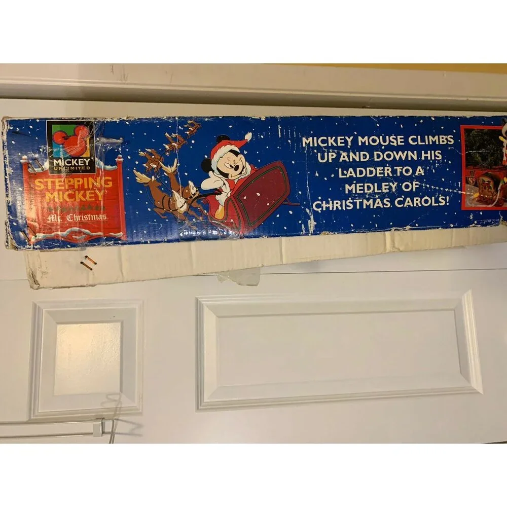 Vintage Mr.Christmas Stepping Mickey 1995 Mickey UNLIMITED Read Description Rare